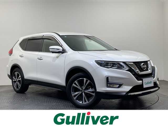 日産 エクストレイル 20Xi 愛媛県 2019(令1)年 7.2万km ブリリアントホワイトパール 純正9インチナビ（ＭＭ５１８Ｄ－Ｌ）/フルセグＴＶ　Bluetooth DVD　ブルーレイ/プロパイロット/アラウンドビューモニター/デジタルインナーミラー/ブラインドスポットモニター/コーナーセンサー/ＬＥＤヘッドライト/ＬＥＤライト/パワーバックドア/ＥＴＣ/ＴＶキャンセラー/電子パーキング/ドライブレコーダー（2DR043）