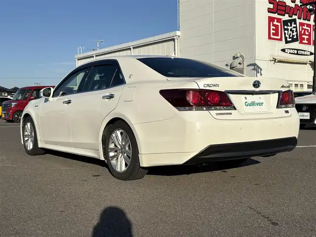 トヨタ クラウン ハイブリッド アスリートS 大分県 2013(平25)年 8万km ホワイトパールクリスタルシャイン ・ナビ(HDD/USB/BT/CD/DVD)/・バックカメラ/・フルセグテレビ/・サンルーフ/・レーダークルーズコントロール/・ドライブレコーダー/・ETC/・シートヒーター/・パワーシート/・ステアリングヒーター/・ステアリングリモコン/・MTモード付きAT/・スマートキー/・プッシュスタートボタン