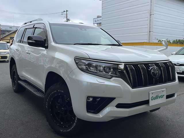 トヨタ ランドクルーザー プラド TX Lパッケージ ブラックED 宮城県 2021(令3)年 6.2万km ホワイトパールクリスタルシャイン 純正ナビ/フルセグTV/Bluetooth/黒レザーシート/D/Nパワーシート/D/Nシートヒーター/D/Nクーラーシート/バックモニター/レーダークルーズコントロール/レーンキープアシスト/プリクラッシュセーフティ/コーナーセンサー/オートライト/オートハイビーム/純正マット