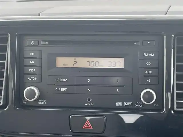 日産 デイズ ルークス S 山形県 2014(平26)年 8.7万km ブラック 純正カーオーディオ/　　【CD AUX AM FM】/両側スライドドア/ベンチシート/アイドリングストップ/電動格納ミラー/ドアバイザー/フロアマット/ABS/リモコンキー