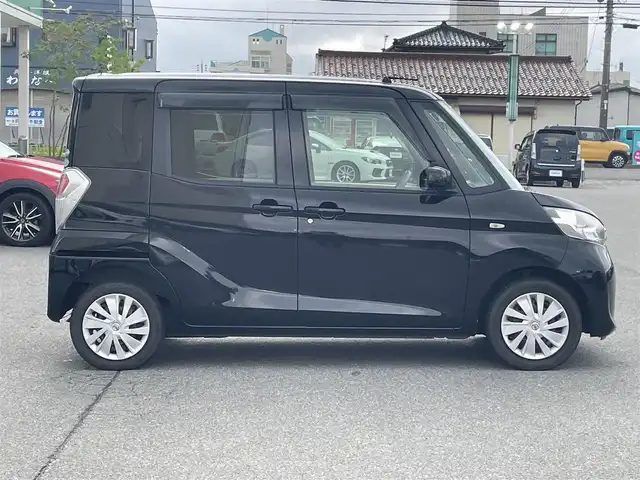 日産 デイズ ルークス S 山形県 2014(平26)年 8.7万km ブラック 純正カーオーディオ/　　【CD AUX AM FM】/両側スライドドア/ベンチシート/アイドリングストップ/電動格納ミラー/ドアバイザー/フロアマット/ABS/リモコンキー