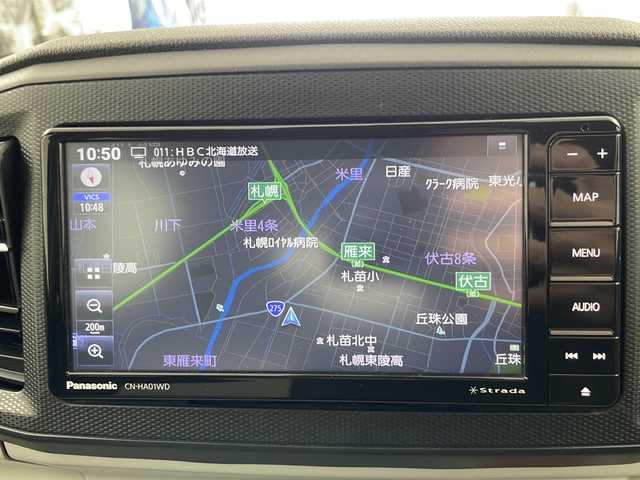 ダイハツ ミラ イース X リミテッド SAⅢ 道央・札幌 2023(令5)年 0.3万km スプラッシュブルーM ・4WD/・7インチ社外メモリーナビ　/・フルセグTV/AM/FM/CD/DVD/BT/・ワンオーナー/・バックカメラ/・スマートアシストIII/・衝突回避支援ブレーキ/・衝突警報機能/・誤発進抑制制御機能/・車線逸脱警報機能/・先行車発進お知らせ機能/・オートハイビーム/・ヒルホールドアシスト/・リヤクリアランスソナー/・横滑り防止機能/・前方ドライブレコーダー/・純正フロントロアスカート/・純正サイドストーンガード/・純正ラバーマット/・LEDヘッドライト/・LEDフォグライト/・社外AW付冬タイヤ積込/・スペアキー