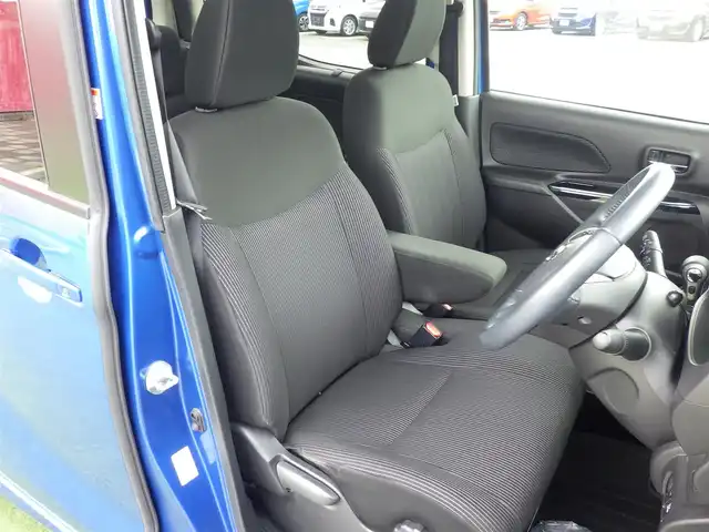 日産 デイズ ルークス ハイウェイスターX Gパッケージ 千葉県 2018(平30)年 3.5万km オーシャンブルーP エマージェンシーブレーキ/両側パワースライドドア/純正SDナビ/地デジTV/【DVD/CD再生機能　Bluetooth接続】/アラウンドビューモニター/ドライブレコーダー/革巻きステアリング/ステアリングスイッチ/LEDヘッドライト/フォグライト/ウインカーミラー/純正15インチアルミホイル/インテリジェントキー