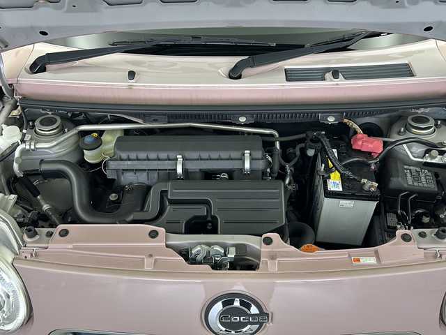 ダイハツ ミラ ココア プラスX 岐阜県 2016(平28)年 3.7万km ムースピンクパール ワンオーナー/純正7インチSDナビ/　(AM/FM/CD/DVD/Bluetooth/フルセグTV)/ドライブレコーダー前後/インテリジェントキー/スペアキー/取説、保証書/純正フロアマット/純正ドアバイザー/純正ホイールキャップ/LEDヘッドライト/ETC/オートエアコン/電動格納ミラー