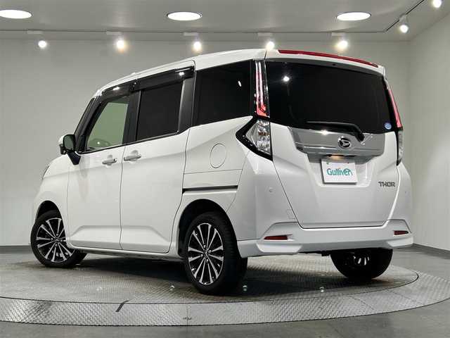 ダイハツ トール カスタムG ターボ 愛知県 2020(令2)年 3.7万km パールホワイトⅢ 純正９型ＳＤナビ　/（Bluetooth/フルセグTV/USB/iPod/CD・DVD再生/HDMI)/アラウンドビューモニター　/レーダークルーズコントロール　/衝突軽減ブレーキ　/両側パワースライドドア　/ビルトインＥＴＣ　/ドライブレコーダー　/ＵＳＢ接続　/ソナー　/オートブレーキホールド機能/純正フロアマット/後席サンシェード