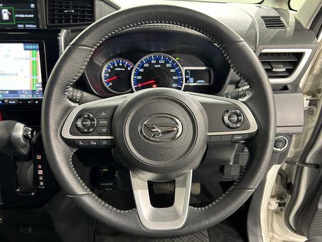 ダイハツ トール カスタムG ターボ 愛知県 2020(令2)年 3.7万km パールホワイトⅢ 純正９型ＳＤナビ　/（Bluetooth/フルセグTV/USB/iPod/CD・DVD再生/HDMI)/アラウンドビューモニター　/レーダークルーズコントロール　/衝突軽減ブレーキ　/両側パワースライドドア　/ビルトインＥＴＣ　/ドライブレコーダー　/ＵＳＢ接続　/ソナー　/オートブレーキホールド機能/純正フロアマット/後席サンシェード