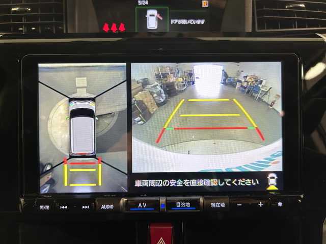ダイハツ トール カスタムG ターボ 愛知県 2020(令2)年 3.7万km パールホワイトⅢ 純正９型ＳＤナビ　/（Bluetooth/フルセグTV/USB/iPod/CD・DVD再生/HDMI)/アラウンドビューモニター　/レーダークルーズコントロール　/衝突軽減ブレーキ　/両側パワースライドドア　/ビルトインＥＴＣ　/ドライブレコーダー　/ＵＳＢ接続　/ソナー　/オートブレーキホールド機能/純正フロアマット/後席サンシェード