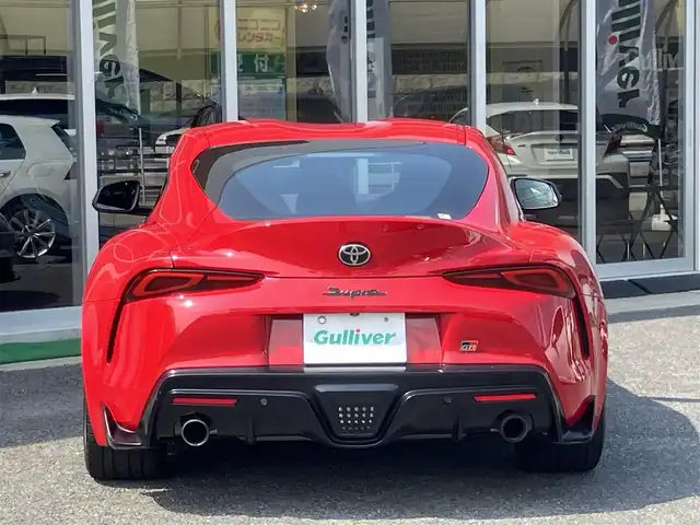 トヨタ スープラ SZ－R 山口県 2019(令1)年 7.9万km プロミネンスレッド 純正ナビ＆フルセグTV/　＆バックカメラ/純正LEDヘッドライト/純正フォグ（前後）/純正18インチアルミ/純正コーナーセンサー/スマートキー/エンジンプッシュスタート/オートライト/パドルシフト/パワーシート＆シートヒーター/ETC