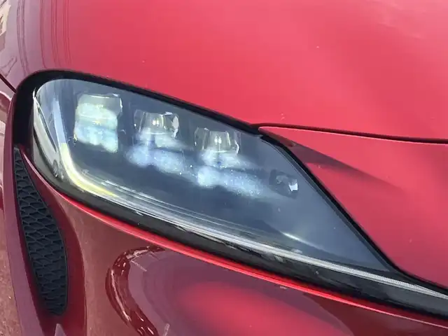 トヨタ スープラ SZ－R 山口県 2019(令1)年 7.9万km プロミネンスレッド 純正ナビ＆フルセグTV/　＆バックカメラ/純正LEDヘッドライト/純正フォグ（前後）/純正18インチアルミ/純正コーナーセンサー/スマートキー/エンジンプッシュスタート/オートライト/パドルシフト/パワーシート＆シートヒーター/ETC