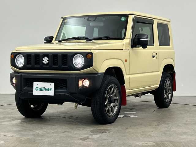 スズキ ジムニー XC 三重県 2020(令2)年 3.3万km シフォンアイボリーM /禁煙車//社外ナビ//AM/FM/CD/DVD/Bluetooth/フルセグ/USB/iPod/SD//レーダークルーズコントロール//衝突軽減ブレーキ//レーンキープ//プッシュスタート//スマートキー//オートライト//前席シートヒーター//純正16インチAW