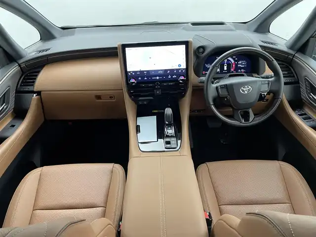 トヨタ ヴェルファイア Z プレミア 岡山県 2025(令7)年 0.4万km ブラック モデリスタエアロ/純正13インチフリップダウンモニター/寒冷地仕様/・リアLEDフォグランプ/・ウインドシールドデアイサー/・エンブレムヒーター/スペアタイヤ/HDMI入力端子（センターコンソールBOX内）/サンセットブラウンプレミアムナッパ本革/左右独立ムーンルーフ /純正14インチディスプレイオーディオ/コネクティッドナビ対応/HDMI/地デジ/USB//Bluetooth/AppleCarPlay/Androidauto/ETC2.0/パノラミックビューモニター/アクセサリーコンセントAC100V/トヨタセーフティセンス /・プリクラッシュセーフティ/・緊急時操蛇支援/・レーントレーシングアシスト/・レーダークルーズコントロール/・アダプティブハイビーム/ブラインドスポットモニター/前後方ドライブレコーダー（ディスプレイ内蔵）/トヨタチームメイト/・アドバンストパーク/・アドバンストドライブ/カラーヘッドアップディスプレイ/三眼LEDヘッドランプ/デジタルインナーミラー/パワーバックドア/エグゼクティブパワーシート /快適温熱シート/ベンチレーション/両側パワースライドドア