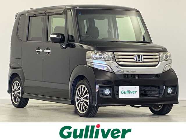 ホンダ Ｎ ＢＯＸ カスタム G ターボパッケージ 岐阜県 2013(平25)年 10.9万km プレミアムゴールドパープルパール 社外SDナビ/CD/DVD/Bluetooth/SD/フルセグTV/両側パワースライドドア/クルーズコントロール/パドルシフト/ステアリングリモコン/革巻きステアリング/電動格納ミラー/オートHIDヘッドライト/オートエアコン/スマートキー/スペアキー/プッシュスタート/純正フロアマット/純正15インチアルミホイール/無限ドアバイザー