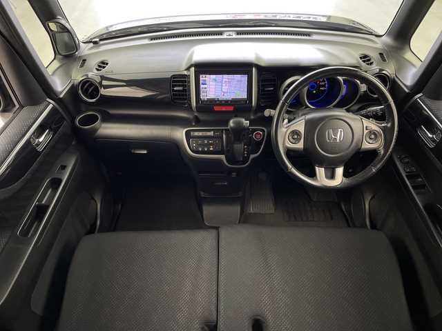 ホンダ Ｎ ＢＯＸ カスタム G ターボパッケージ 岐阜県 2013(平25)年 10.9万km プレミアムゴールドパープルパール 社外SDナビ/CD/DVD/Bluetooth/SD/フルセグTV/両側パワースライドドア/クルーズコントロール/パドルシフト/ステアリングリモコン/革巻きステアリング/電動格納ミラー/オートHIDヘッドライト/オートエアコン/スマートキー/スペアキー/プッシュスタート/純正フロアマット/純正15インチアルミホイール/無限ドアバイザー