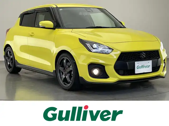 スズキ スイフト スポーツ 愛知県 2020(令2)年 4.6万km チャンピオンイエロー 純正ナビ　シートヒーター　禁煙　追従クルコン　ＴＶ　ミラー型前後ドラレコ　純正フロアマット　ＬＥＤライト　オートハイビーム　レーダーブレーキサポート　スマートキー　純正アルミ４本積込　フォグ　衝突軽減