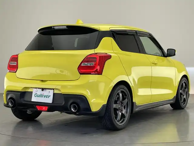 スズキ スイフト スポーツ 愛知県 2020(令2)年 4.6万km チャンピオンイエロー 純正ナビ　シートヒーター　禁煙　追従クルコン　ＴＶ　ミラー型前後ドラレコ　純正フロアマット　ＬＥＤライト　オートハイビーム　レーダーブレーキサポート　スマートキー　純正アルミ４本積込　フォグ　衝突軽減