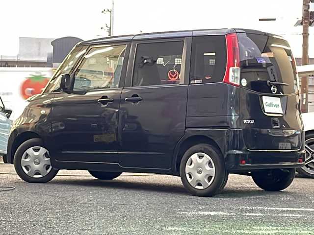 日産 ルークス X アイドリングストップ 大阪府 2012(平24)年 4.8万km ブルーイッシュブラック ワンオーナー/純正ナビ/（CD・ワンセグ）/プッシュスタート/片側パワースライドドア/電動格納ミラー/純正フロアマット/バックカメラ/スペアキー1本あり