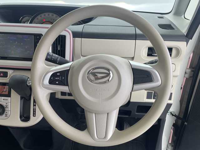 ダイハツ ムーヴ キャンバス G メイクアップ リミテッド　SAⅢ 愛知県 2019(平31)年 4.7万km パールホワイトⅢ/ライトローズマイカメタリックⅡ 2トーン ワンオーナー/禁煙車/ストラーダメモリナビ・フルセグＴＶ/CD/DVD/Ｂｌｕｅｔｏｏｔｈ再生/パノラミックビューモニター/両側パワースライドドア/ステアリングリモコン/純正LEDヘッドライト/ドライブレコーダー