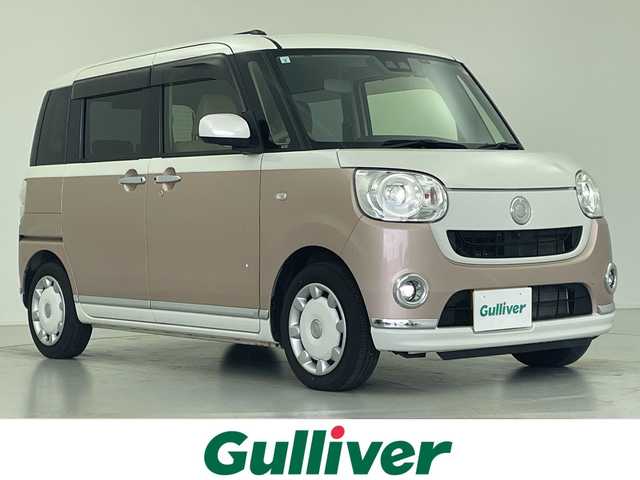 ダイハツ ムーヴ キャンバス G メイクアップ リミテッド　SAⅢ 愛知県 2019(平31)年 4.7万km パールホワイトⅢ/ライトローズマイカメタリックⅡ 2トーン ワンオーナー/禁煙車/ストラーダメモリナビ・フルセグＴＶ/CD/DVD/Ｂｌｕｅｔｏｏｔｈ再生/パノラミックビューモニター/両側パワースライドドア/ステアリングリモコン/純正LEDヘッドライト/ドライブレコーダー