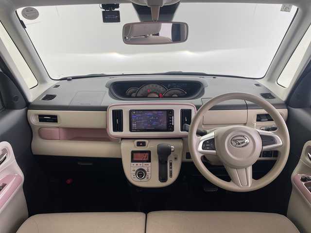 ダイハツ ムーヴ キャンバス G メイクアップ リミテッド　SAⅢ 愛知県 2019(平31)年 4.7万km パールホワイトⅢ/ライトローズマイカメタリックⅡ 2トーン ワンオーナー/禁煙車/ストラーダメモリナビ・フルセグＴＶ/CD/DVD/Ｂｌｕｅｔｏｏｔｈ再生/パノラミックビューモニター/両側パワースライドドア/ステアリングリモコン/純正LEDヘッドライト/ドライブレコーダー