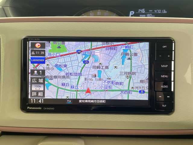 ダイハツ ムーヴ キャンバス G メイクアップ リミテッド　SAⅢ 愛知県 2019(平31)年 4.7万km パールホワイトⅢ/ライトローズマイカメタリックⅡ 2トーン ワンオーナー/禁煙車/ストラーダメモリナビ・フルセグＴＶ/CD/DVD/Ｂｌｕｅｔｏｏｔｈ再生/パノラミックビューモニター/両側パワースライドドア/ステアリングリモコン/純正LEDヘッドライト/ドライブレコーダー