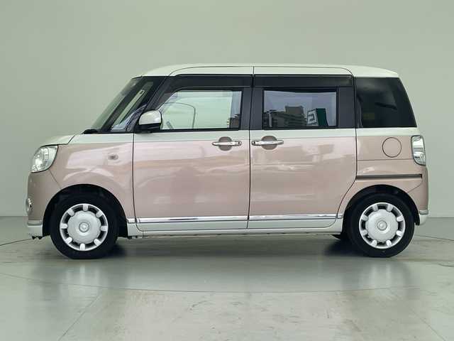 ダイハツ ムーヴ キャンバス G メイクアップ リミテッド　SAⅢ 愛知県 2019(平31)年 4.7万km パールホワイトⅢ/ライトローズマイカメタリックⅡ 2トーン ワンオーナー/禁煙車/ストラーダメモリナビ・フルセグＴＶ/CD/DVD/Ｂｌｕｅｔｏｏｔｈ再生/パノラミックビューモニター/両側パワースライドドア/ステアリングリモコン/純正LEDヘッドライト/ドライブレコーダー