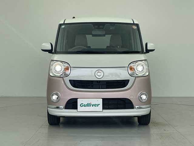 ダイハツ ムーヴ キャンバス G メイクアップ リミテッド　SAⅢ 愛知県 2019(平31)年 4.7万km パールホワイトⅢ/ライトローズマイカメタリックⅡ 2トーン ワンオーナー/禁煙車/ストラーダメモリナビ・フルセグＴＶ/CD/DVD/Ｂｌｕｅｔｏｏｔｈ再生/パノラミックビューモニター/両側パワースライドドア/ステアリングリモコン/純正LEDヘッドライト/ドライブレコーダー