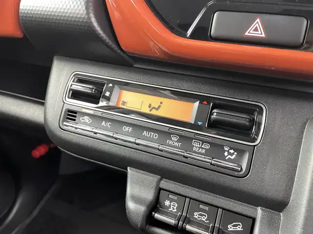 スズキ ハスラー HYBRID X ターボ 福井県 2021(令3)年 2.5万km アクティブイエロー/ホワイト2トーンルーフ 純正9インチナビ/【AM/FM/CD/Bluetooth/フルセグTV】/全方位カメラ/ETC/シートヒーター/衝突軽減ブレーキ/クルーズコントロール/車線逸脱警報機能/プッシュスタート/スマートキー/オートライト/LEDヘッドライド