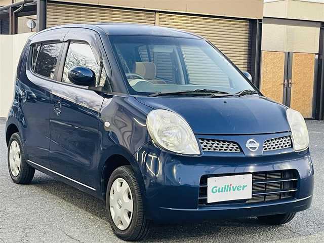 日産 モコ E 千葉県 2010(平22)年 3.9万km ノクターンブルーパール 純正オーディオ(AM/FM/CD)/ヘッドライトレベライザー/純正フロアマット/ドアバイザー