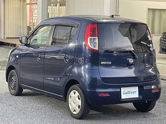 日産 モコ E 千葉県 2010(平22)年 3.9万km ノクターンブルーパール 純正オーディオ(AM/FM/CD)/ヘッドライトレベライザー/純正フロアマット/ドアバイザー
