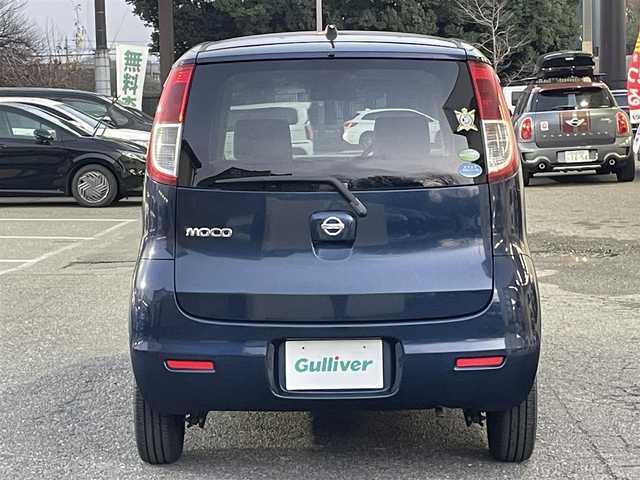 日産 モコ E 千葉県 2010(平22)年 3.9万km ノクターンブルーパール 純正オーディオ(AM/FM/CD)/ヘッドライトレベライザー/純正フロアマット/ドアバイザー