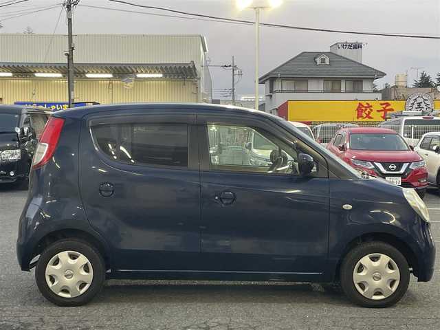 日産 モコ E 千葉県 2010(平22)年 3.9万km ノクターンブルーパール 純正オーディオ(AM/FM/CD)/ヘッドライトレベライザー/純正フロアマット/ドアバイザー