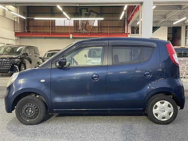 日産 モコ E 千葉県 2010(平22)年 3.9万km ノクターンブルーパール 純正オーディオ(AM/FM/CD)/ヘッドライトレベライザー/純正フロアマット/ドアバイザー