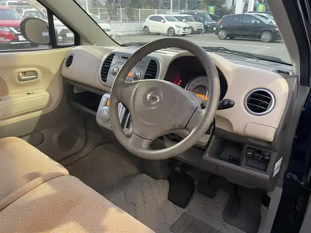 日産 モコ E 千葉県 2010(平22)年 3.9万km ノクターンブルーパール 純正オーディオ(AM/FM/CD)/ヘッドライトレベライザー/純正フロアマット/ドアバイザー