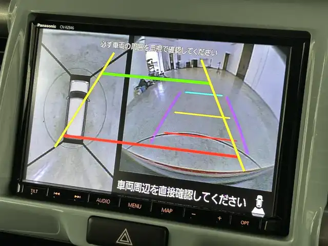 スズキ ハスラー タフワイルド 福岡県 2018(平30)年 2.2万km フェニックスレッドパール/ブラック 2トーン 社外８型ナビ（ＢＴ，フルセグＴＶ）　/全方位カメラ　/ビルトインＥＴＣ　/前方ドライブレコーダー　/衝突軽減ブレーキ　/レーンキープ　/アイドリングストップ　/シートヒーター　/ブラウンハーフレザー　/ＬＥＤライト