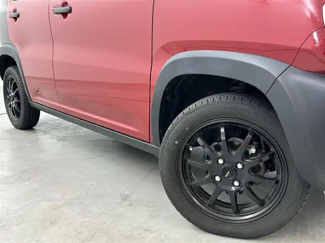 スズキ ハスラー タフワイルド 福岡県 2018(平30)年 2.2万km フェニックスレッドパール/ブラック 2トーン 社外８型ナビ（ＢＴ，フルセグＴＶ）　/全方位カメラ　/ビルトインＥＴＣ　/前方ドライブレコーダー　/衝突軽減ブレーキ　/レーンキープ　/アイドリングストップ　/シートヒーター　/ブラウンハーフレザー　/ＬＥＤライト