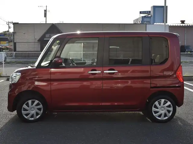 ダイハツ タント L リミテッド SAⅢ 福岡県 2019(平31)年 3万km ファイアークォーツレッドM ワンオーナー/スマートアシスト3/純正メモリナビ/フルセグTV/CD/DVD/BT/バックカメラ/両側スライドドア/キーレスエントリー/オートハイビーム/保証書/取扱説明書