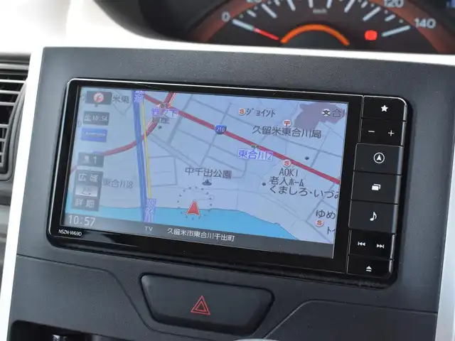 ダイハツ タント L リミテッド SAⅢ 福岡県 2019(平31)年 3万km ファイアークォーツレッドM ワンオーナー/スマートアシスト3/純正メモリナビ/フルセグTV/CD/DVD/BT/バックカメラ/両側スライドドア/キーレスエントリー/オートハイビーム/保証書/取扱説明書