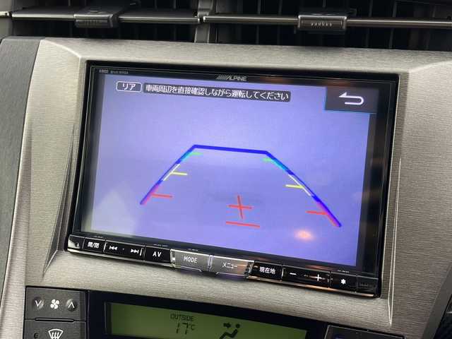 トヨタ プリウス S ツーリングセレ G’s 愛知県 2015(平27)年 2万km ホワイトパールクリスタルシャイン アルパイン8インチナビ/・(CD/DVD/フルセグ/BT)/バックカメラ/ドライブレコーダー/ビルトインETC/純正18インチAW/LEDヘッドライト/オートライト/革巻きステアリング/ステアリングスイッチ/電格ミラー/スマートキー＆プッシュスタート
