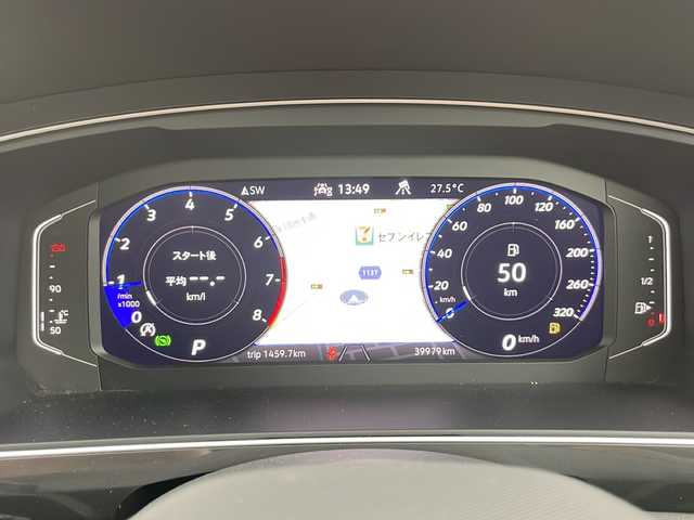 フォルクスワーゲン ティグアン R 道央・札幌 2022(令4)年 4万km パール ・４ＷＤ/・HUD/・デジタルメータークラスター/・ドライビングプロファイリングＤＣＣ/・アクティブクルーズコントロール/・純正メモリナビ/・bluetooth/・全方位カメラ/・社外ダウンサス/・社外メーター（ブースト計＆電圧計）/・ビルトインETC2.0/・パドルシフト/・オートハイビーム/・ステアリングヒーター/・前席パワーシート（ヒーター付）/・後席シートヒーター/・パワーバックドア