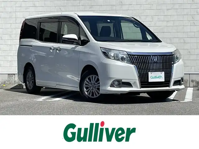 トヨタ エスクァイア Gi 宮崎県 2016(平28)年 14.6万km ホワイトパールクリスタルシャイン 純正ナビ/　(AM/FM/DVDSD/TV/BT)/バックカメラ/両側パワースライドドア/オートライト/オートハイビーム/衝突被害軽減システム/レーンキープアシスト/ETC/シートヒーター/ステアリングスイッチ/クルーズコントロール