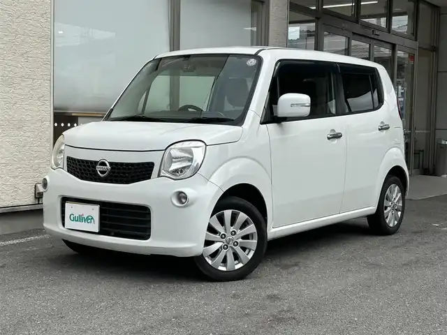 日産 モコ X 大阪府 2014(平26)年 11万km スノーパールホワイト 純正SDナビ/（フルセグTV・CD）/バックカメラ/横滑り防止システム/純正１４インチAW/ETC/ドライブレコーダー前後/保証書/取扱説明書