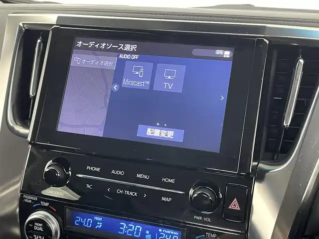 トヨタ アルファードハイブリット SR Cパッケージ 埼玉県 2022(令4)年 4.7万km スパークリングブラックパールクリスタルシャイン 純正ディスプレイオーディオ　フリップダウンモニター　バックカメラ　ＢＳＭ　ＤＶＤ再生　ビルトインＥＴＣ２．０　前後ドライブレコーダー　デジタルインナーミラー　ステアリングヒーター　ＡＣ１００Ｖ　地デジ