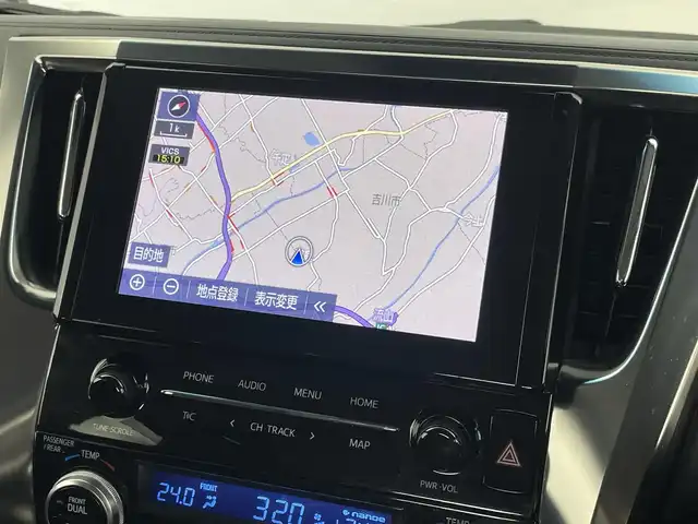 トヨタ アルファードハイブリット SR Cパッケージ 埼玉県 2022(令4)年 4.7万km スパークリングブラックパールクリスタルシャイン 純正ディスプレイオーディオ　フリップダウンモニター　バックカメラ　ＢＳＭ　ＤＶＤ再生　ビルトインＥＴＣ２．０　前後ドライブレコーダー　デジタルインナーミラー　ステアリングヒーター　ＡＣ１００Ｖ　地デジ