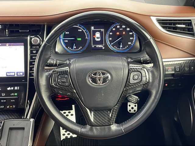 トヨタ ハリアー ハイブリッド プレミアム メタル&レザーP 秋田県 2019(平31)年 4.8万km ブラック ４WD/純正SDナビ(Bluetooth/CD/フルセグ)/バックカメラ/ETC2.0/寒冷地仕様/クルーズコントロール/車線逸脱警報/前席シートヒーター/前席エアシート/前後ドライブレコーダー/前席パワーシート/電動リアゲード/TRDAW/モデリスタエアロ/オートマチックハイビーム/カーテンエアバック/LEDヘッドライト/スマートキー/スペアキー