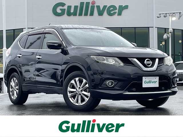 日産 エクストレイル 20X エマージェンシーブレーキ 佐賀県 2014(平26)年 12.3万km ダイヤモンドブラック 純正SDナビゲーション/・フルセグTV/CD/DVD/USB/Bluetooth/アラウンドビューモニター/前後ドライブレコーダー/ビルトインETC/デジタルインナーミラー/ミラーヒーター/合皮シート/DN席シートヒーター/ISOFIX対応/革巻きステアリング/ステアリングリモコン/純正17インチアルミホイール/純正LEDヘッドライト/純正フォグランプ/純正フロアマット/純正ドアバイザ―/新車保証書/取扱説明書/スペアキー１本/日産セーフティシールド/・クルーズコントロール/・エマージェンシーブレーキ/・レーンディパーチャーワーニング/・後側方車両検知警報/・ふらつき警報