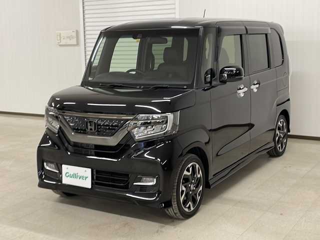 ホンダ Ｎ ＢＯＸ カスタム G L ターボ ホンダセンシング 熊本県 2019(令1)年 1.3万km クリスタルブラックパール 純正メモリナビ（ＣＤ/ＤＶＤ/ＢＴ/フルグ/AppleCarPlay）/バックカメラ/ビルトインＥＴＣ/純正前後ドライブレコーダー/ホンダセンシング/・衝突軽減システム/・誤発進抑制機能/・アダプティブクルーズコントロール/・車線維持支援システム/・路外逸脱抑制機能/コーナーセンサー/両側パワースライドドア/ハーフレザーシート/前席シートヒーター/ＬＥＤヘッドライト/オートライト/フォグランプ/純正フロアマット/純正15インチＡＷ/電格ウインカーミラー/アイドリングストップ/スマートキー/プッシュスタート