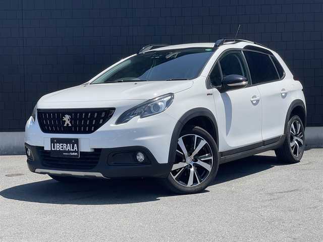 プジョー ２００８ GTライン 静岡県 2017(平29)年 4.9万km パール 純正ナビ　/衝突軽減ブレーキ　/クルーズコントロール　/バックカメラ　/ＨＩＤヘッドライト　/リアセンサー　/リモコンキー/オートライト　/前後ドライブレコーダー　/ＥＴＣ　