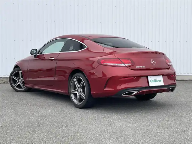 メルセデス・ベンツ Ｃ１８０ クーペ スポーツ 福岡県 2016(平28)年 8.2万km ヒヤシンスレッド 純正ナビ　黒革シート　バックカメラ　ＰＲＥ－ＳＡＦＥブレーキ　アテンションアシスト　ブラインドスポットアシスト　クルーズコントロール　ＥＴＣ　スマートキー　プッシュスタート　フルセグ　ＣＤ／ＤＶＤ再生