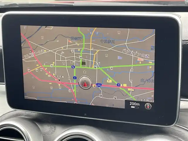 メルセデス・ベンツ Ｃ１８０ クーペ スポーツ 福岡県 2016(平28)年 8.2万km ヒヤシンスレッド 純正ナビ　黒革シート　バックカメラ　ＰＲＥ－ＳＡＦＥブレーキ　アテンションアシスト　ブラインドスポットアシスト　クルーズコントロール　ＥＴＣ　スマートキー　プッシュスタート　フルセグ　ＣＤ／ＤＶＤ再生