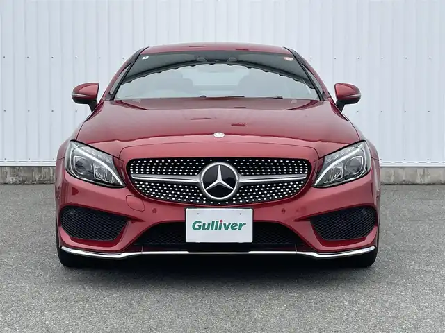 メルセデス・ベンツ Ｃ１８０ クーペ スポーツ 福岡県 2016(平28)年 8.2万km ヒヤシンスレッド 純正ナビ　黒革シート　バックカメラ　ＰＲＥ－ＳＡＦＥブレーキ　アテンションアシスト　ブラインドスポットアシスト　クルーズコントロール　ＥＴＣ　スマートキー　プッシュスタート　フルセグ　ＣＤ／ＤＶＤ再生